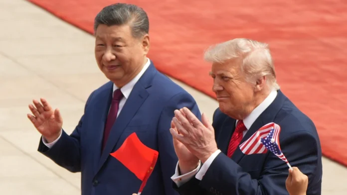 china's Xi and US trump.