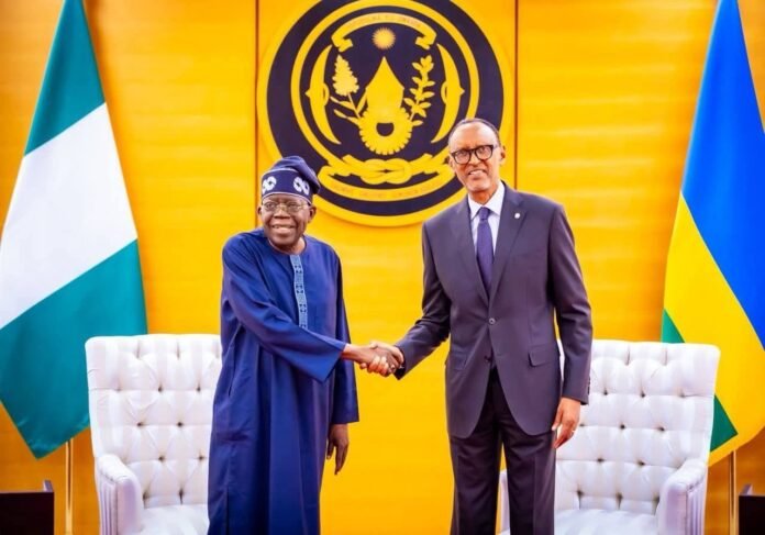 President Tinubu and President Kagama of Rwanda