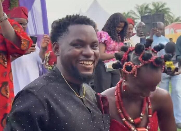Mark Angel and new bride