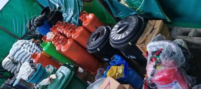 Items recovered from drug paddlers by NDLEA