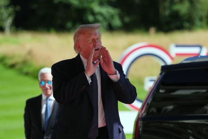 UNITED STATES PRESIDENT DONALD TRUMP. MAN OF THE MOMENT.