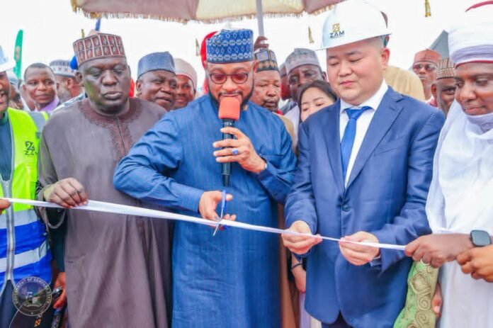 PHOTO: Gov Lawal inaugurates $200m lithium processing plant in Zamfara