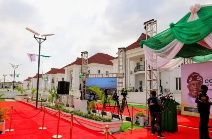 Tinubu unveils 20 housing units for judges