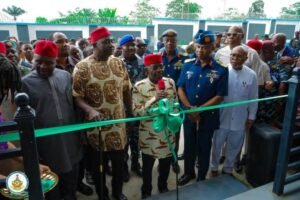 Governor Otti during hand over ceremony of NAF base in Abia State 