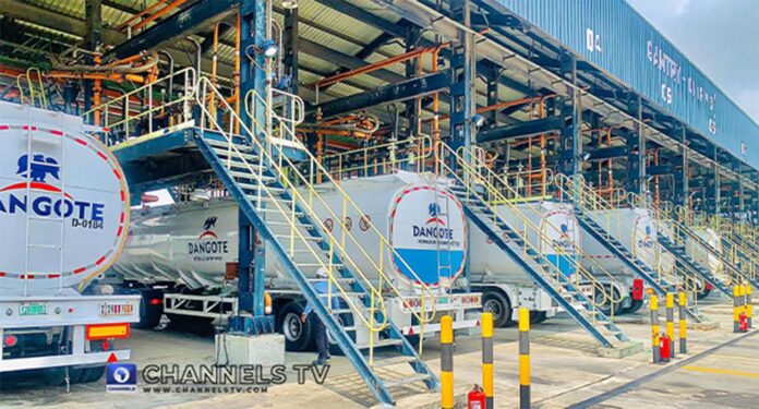 Dangote petrol trucks