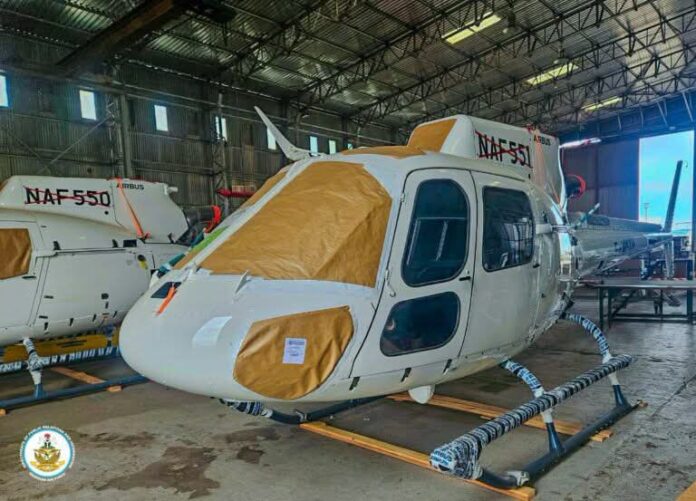 NAF takes delivery of 5 new helicopters