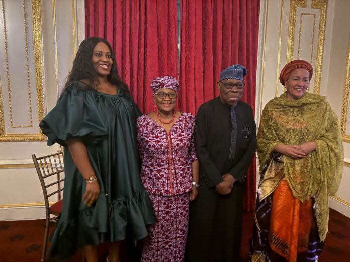 Okonjo-Iweala, Dangote, others honour Obasanjo in U.S