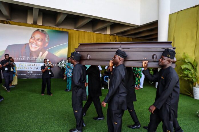 Olu Jacobs buried in Lagos