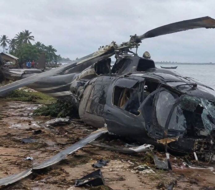 Military aircraft that crashed in Ondo