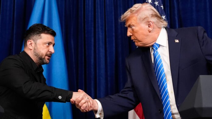Zelensky and Trump
