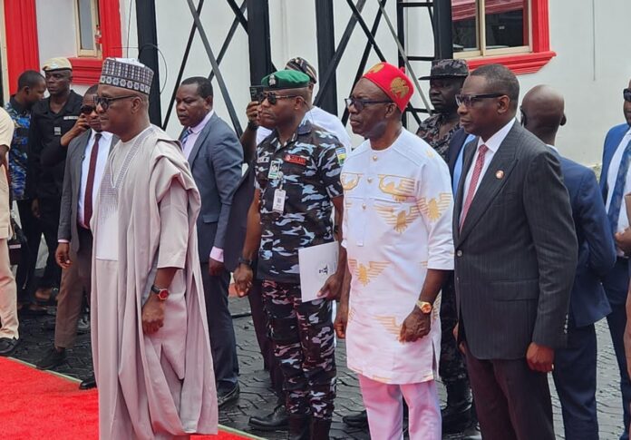 Governor Soludo and other government officials